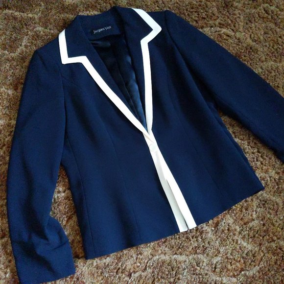 Jacques Vert Navy Blazer - Picture 1 of 6